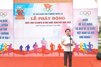 Tổ chức Lễ Khai mạc ngày chạy Olympic vì sức khỏe toàn dân năm 2025